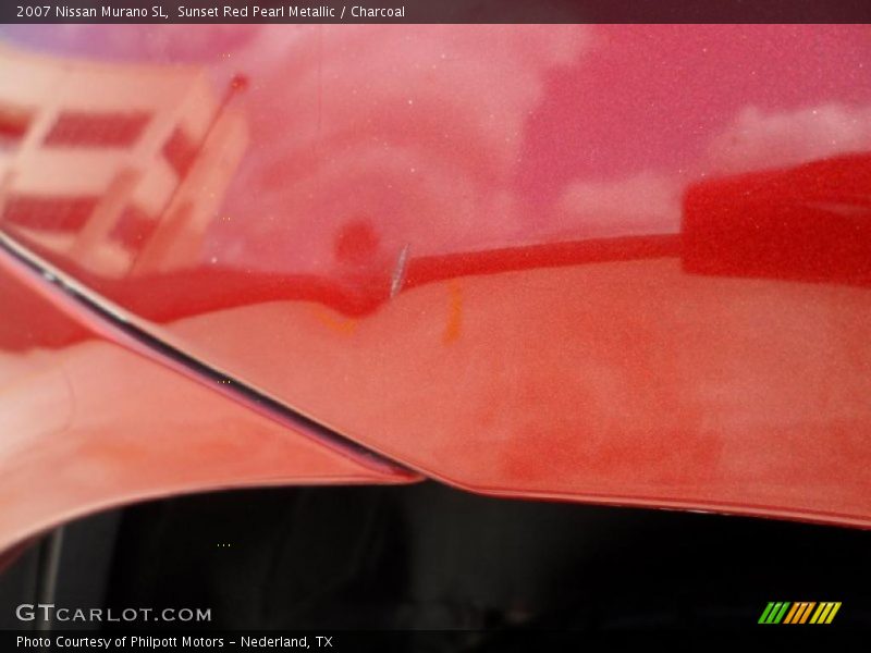 Sunset Red Pearl Metallic / Charcoal 2007 Nissan Murano SL