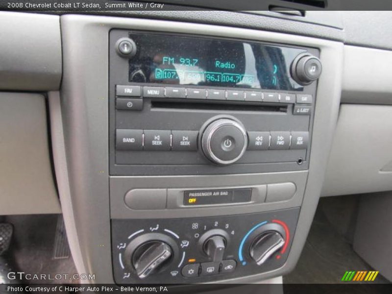 Summit White / Gray 2008 Chevrolet Cobalt LT Sedan