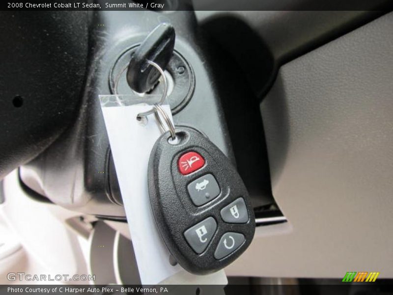 Summit White / Gray 2008 Chevrolet Cobalt LT Sedan