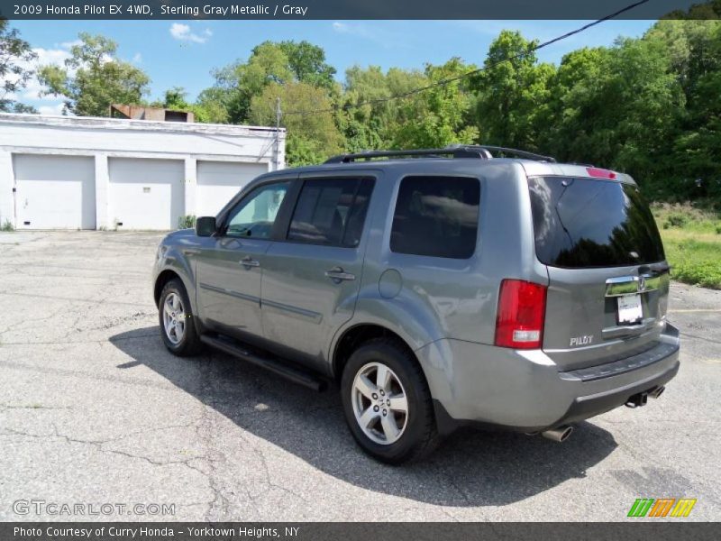 Sterling Gray Metallic / Gray 2009 Honda Pilot EX 4WD