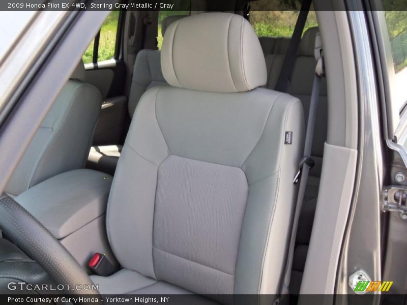 Sterling Gray Metallic / Gray 2009 Honda Pilot EX 4WD