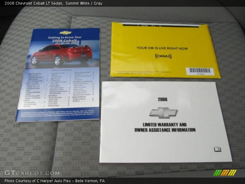 Summit White / Gray 2008 Chevrolet Cobalt LT Sedan