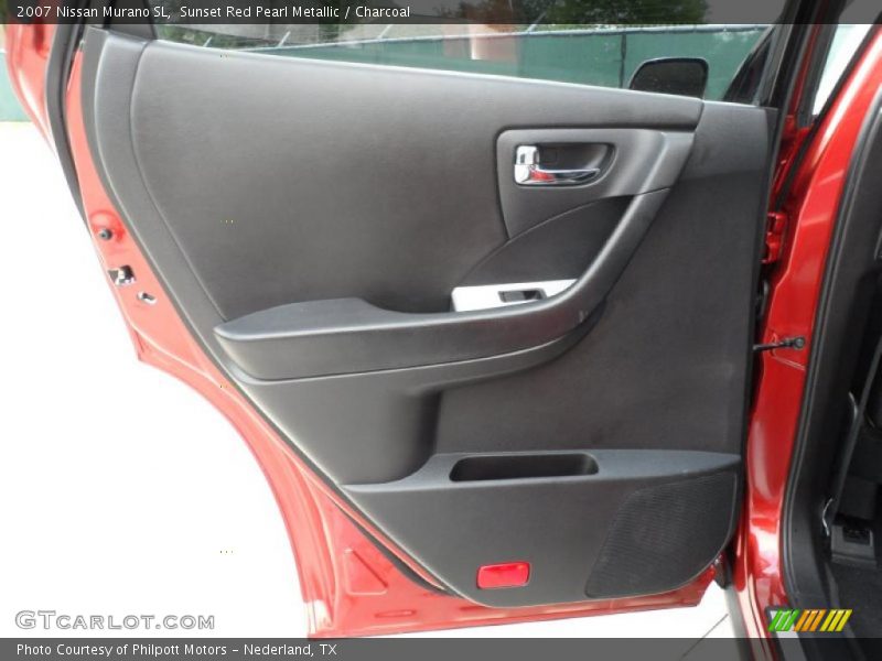 Sunset Red Pearl Metallic / Charcoal 2007 Nissan Murano SL
