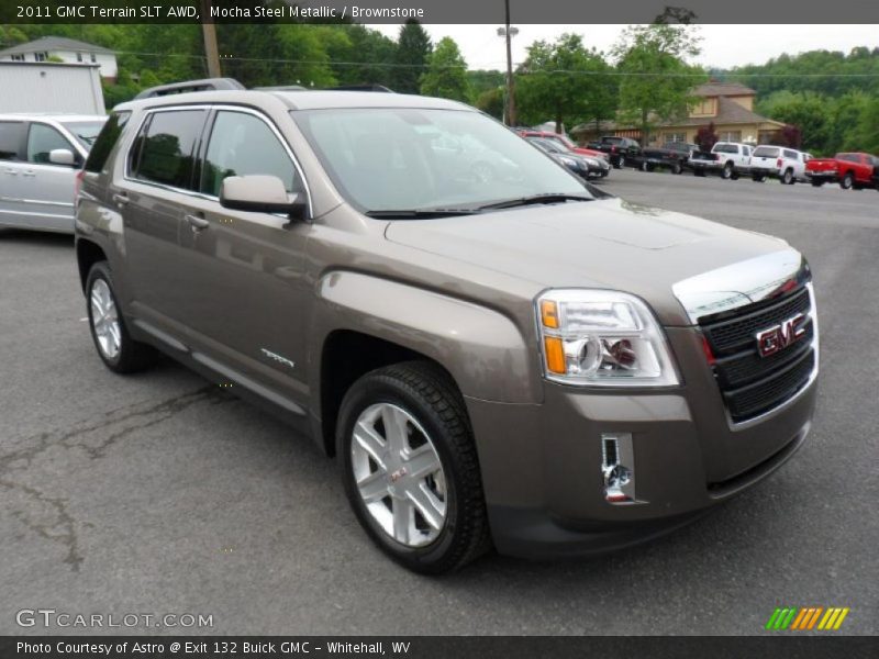 Mocha Steel Metallic / Brownstone 2011 GMC Terrain SLT AWD