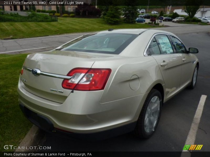 Gold Leaf / Light Stone 2011 Ford Taurus SEL AWD