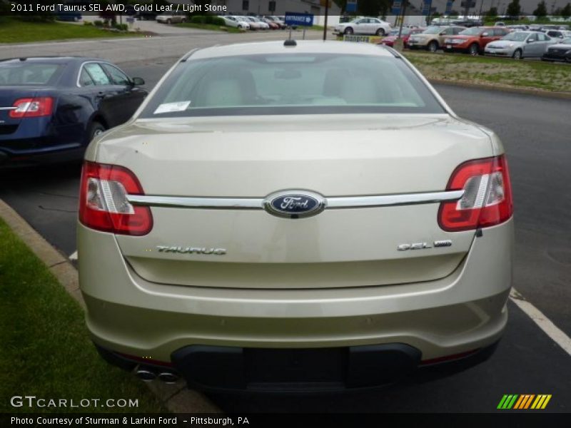Gold Leaf / Light Stone 2011 Ford Taurus SEL AWD