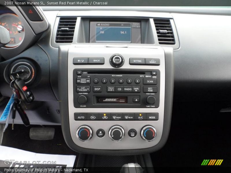 Sunset Red Pearl Metallic / Charcoal 2007 Nissan Murano SL