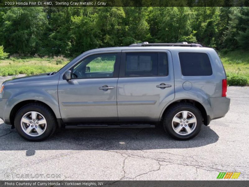 Sterling Gray Metallic / Gray 2009 Honda Pilot EX 4WD