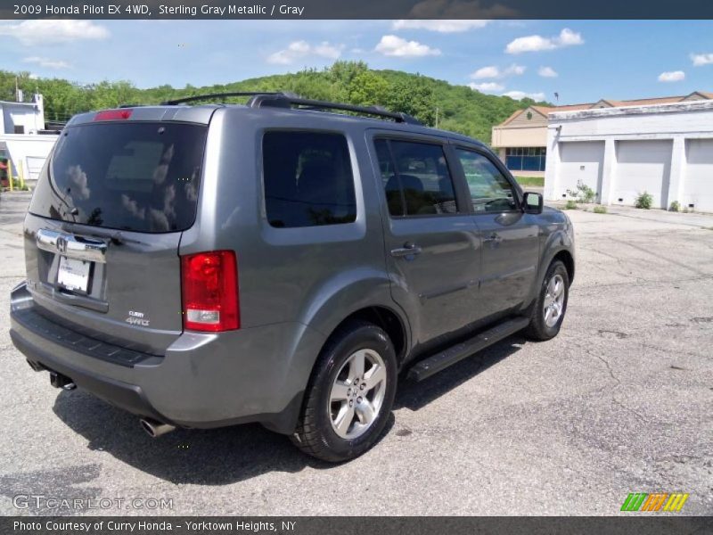 Sterling Gray Metallic / Gray 2009 Honda Pilot EX 4WD