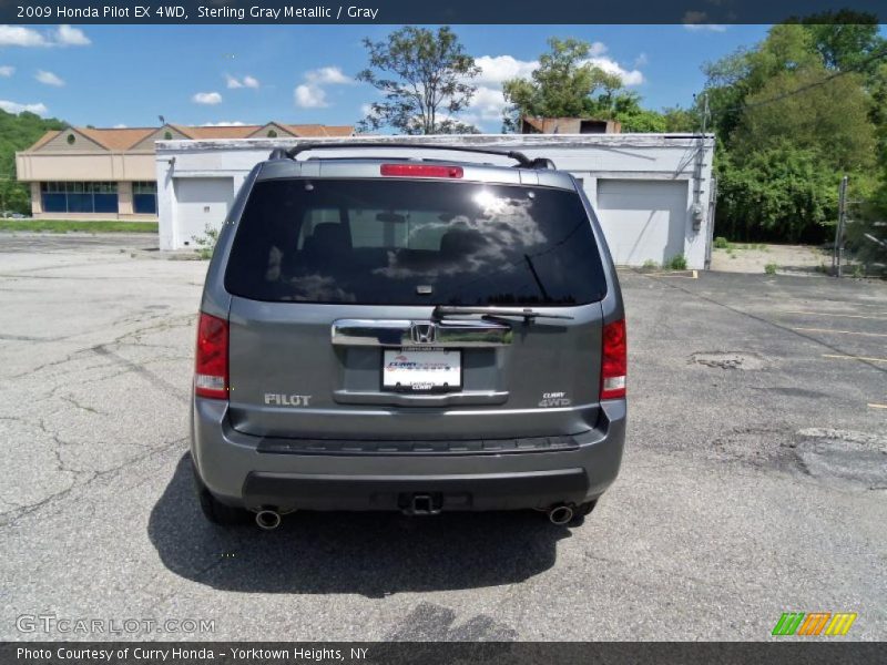 Sterling Gray Metallic / Gray 2009 Honda Pilot EX 4WD