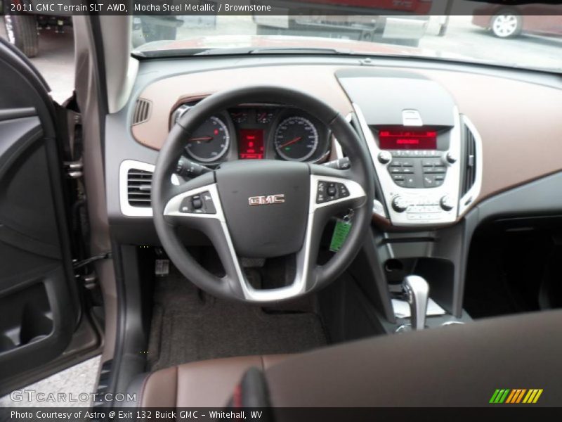 Mocha Steel Metallic / Brownstone 2011 GMC Terrain SLT AWD