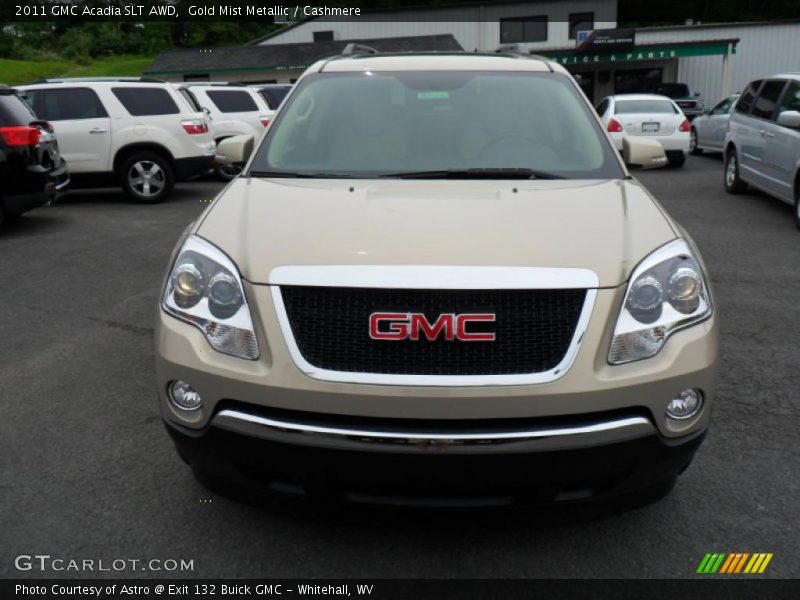 Gold Mist Metallic / Cashmere 2011 GMC Acadia SLT AWD