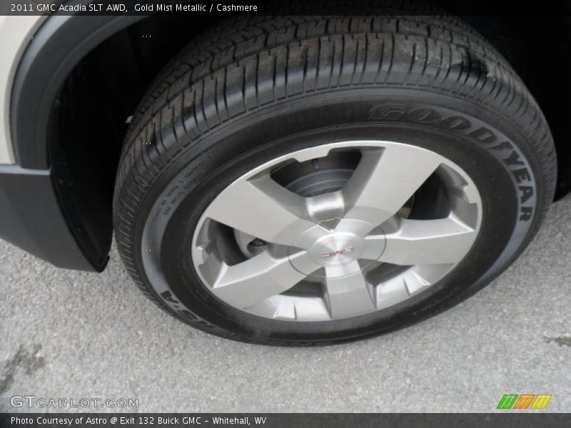 Gold Mist Metallic / Cashmere 2011 GMC Acadia SLT AWD