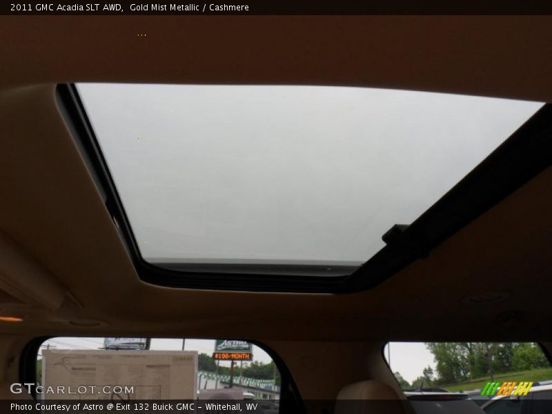 Gold Mist Metallic / Cashmere 2011 GMC Acadia SLT AWD