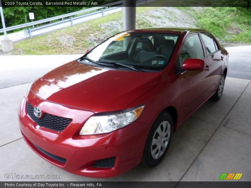 Barcelona Red Metallic / Ash 2009 Toyota Corolla