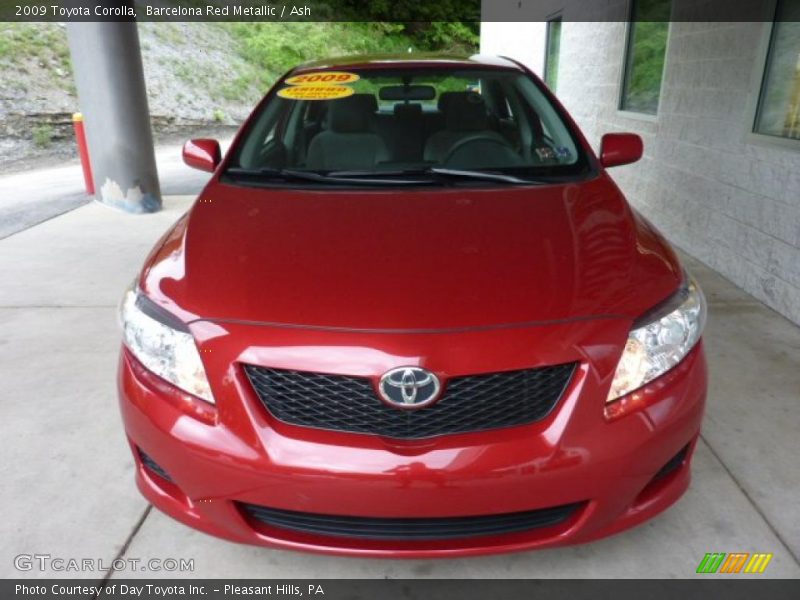 Barcelona Red Metallic / Ash 2009 Toyota Corolla