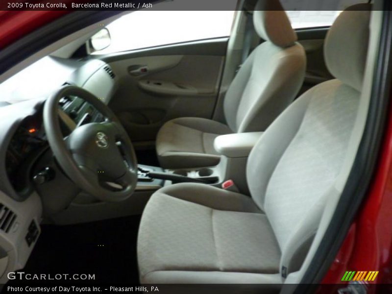 Barcelona Red Metallic / Ash 2009 Toyota Corolla