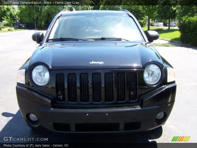 Black / Pastel Slate Gray 2007 Jeep Compass Sport
