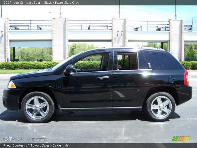 Black / Pastel Slate Gray 2007 Jeep Compass Sport
