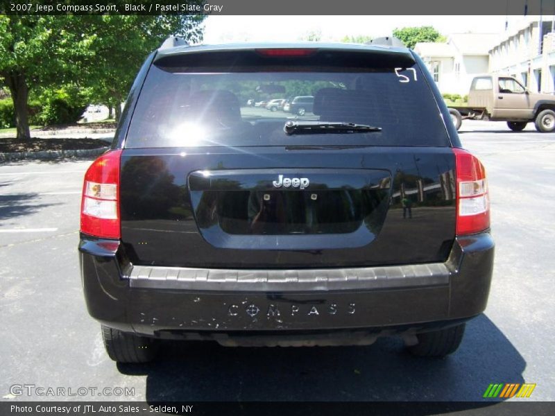 Black / Pastel Slate Gray 2007 Jeep Compass Sport