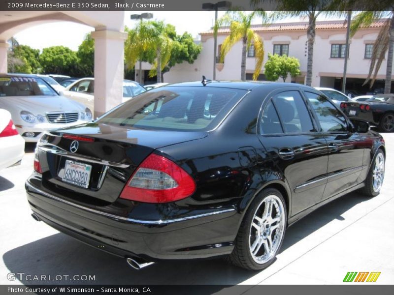 Black / Cashmere 2009 Mercedes-Benz E 350 Sedan