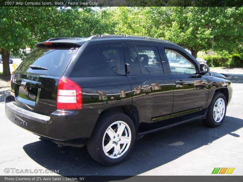 Black / Pastel Slate Gray 2007 Jeep Compass Sport
