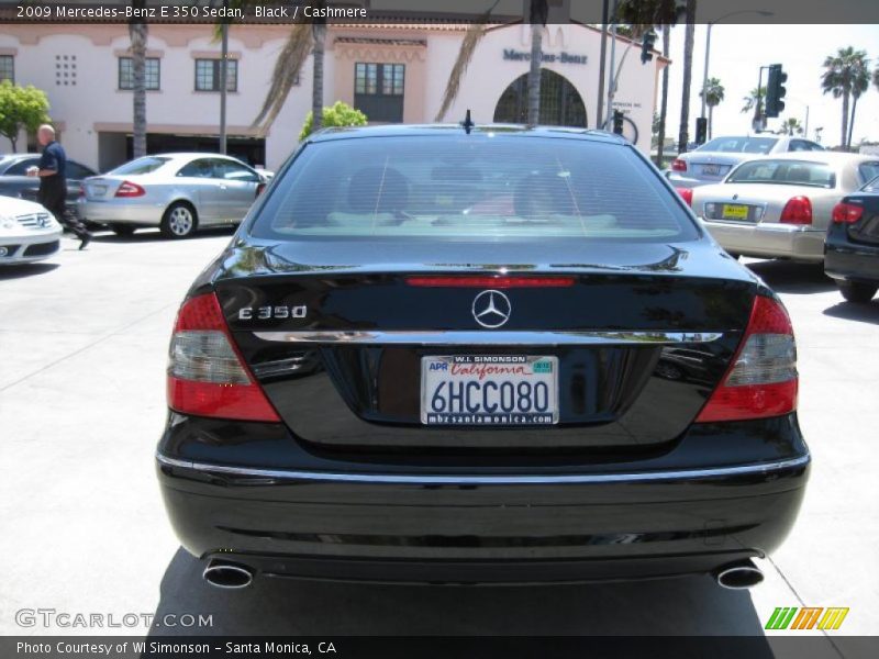 Black / Cashmere 2009 Mercedes-Benz E 350 Sedan