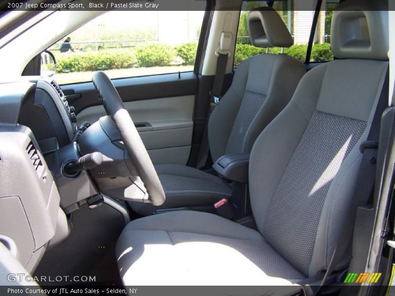 Black / Pastel Slate Gray 2007 Jeep Compass Sport