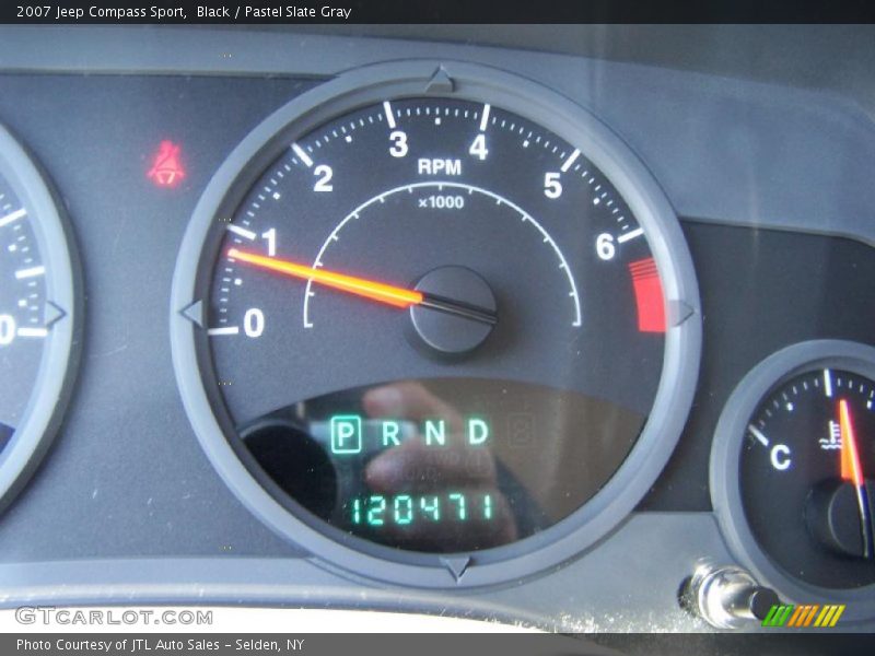 Black / Pastel Slate Gray 2007 Jeep Compass Sport