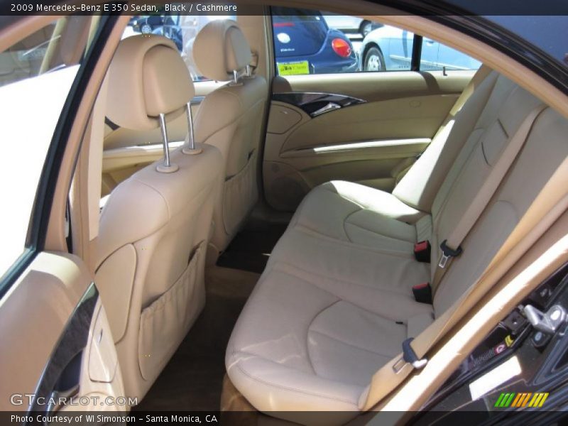 Black / Cashmere 2009 Mercedes-Benz E 350 Sedan