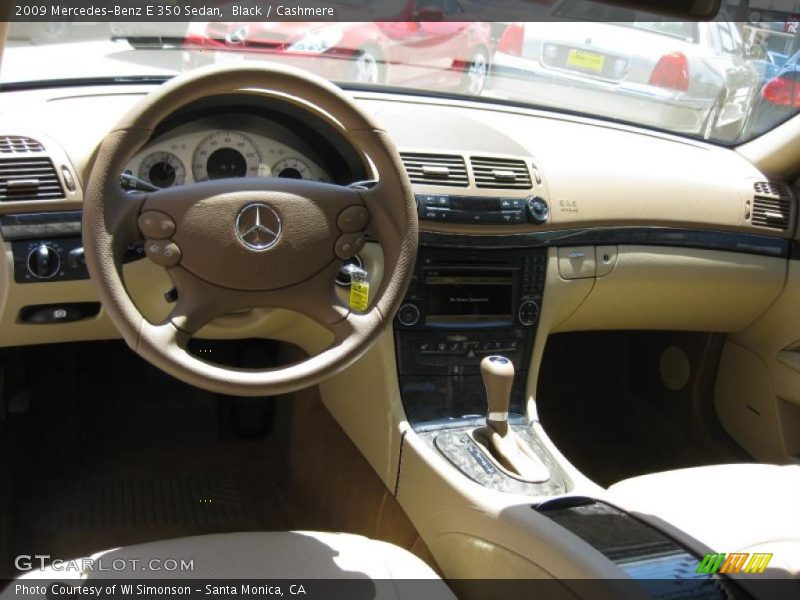 Black / Cashmere 2009 Mercedes-Benz E 350 Sedan