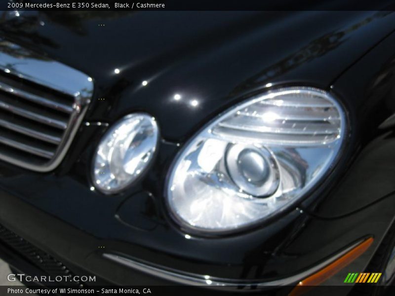 Black / Cashmere 2009 Mercedes-Benz E 350 Sedan