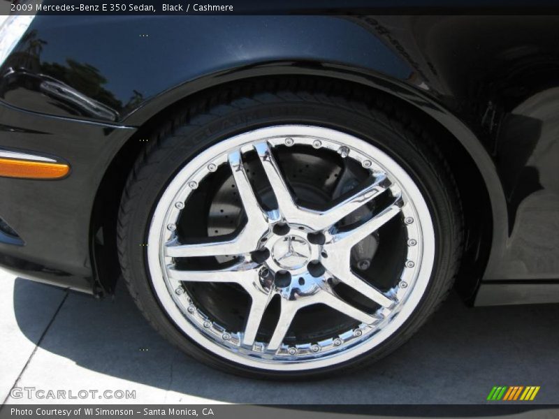 Black / Cashmere 2009 Mercedes-Benz E 350 Sedan