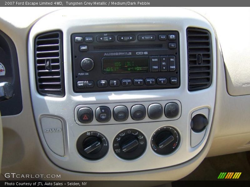 Controls of 2007 Escape Limited 4WD