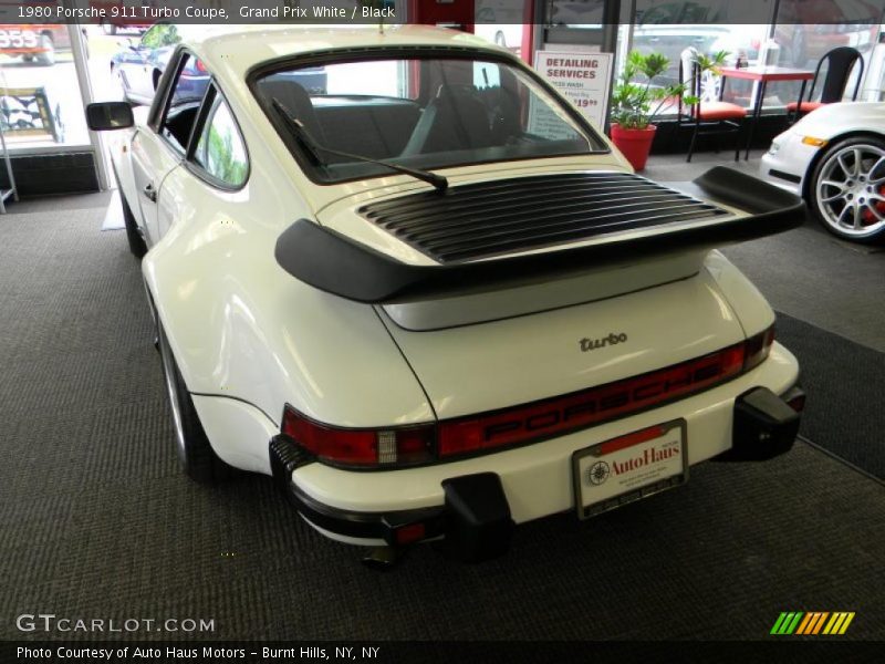 Grand Prix White / Black 1980 Porsche 911 Turbo Coupe