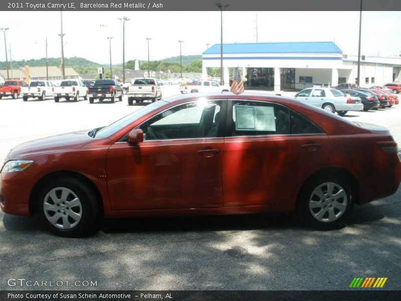 Barcelona Red Metallic / Ash 2011 Toyota Camry LE