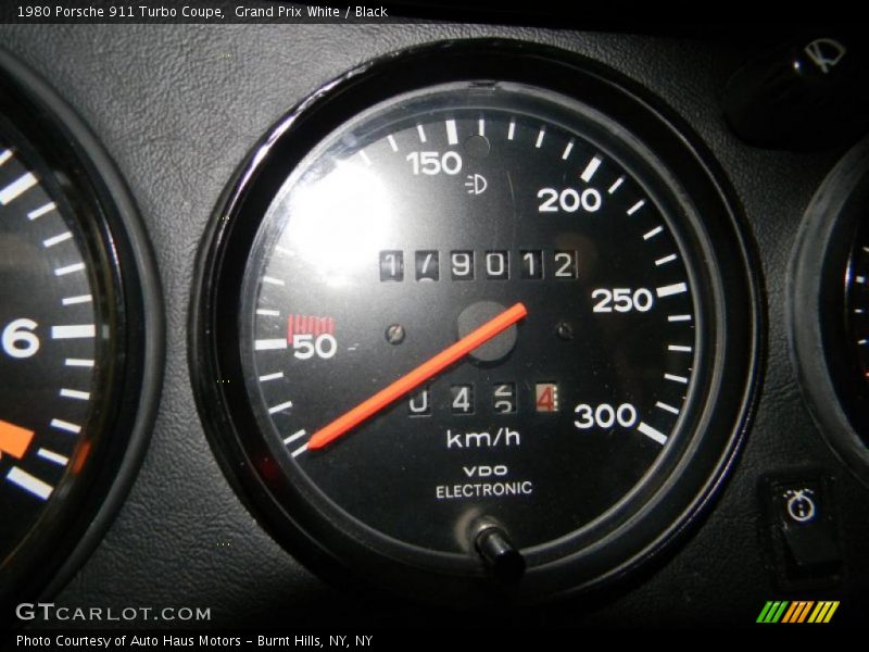 1980 911 Turbo Coupe Turbo Coupe Gauges