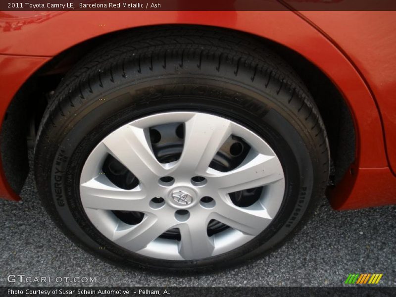 Barcelona Red Metallic / Ash 2011 Toyota Camry LE
