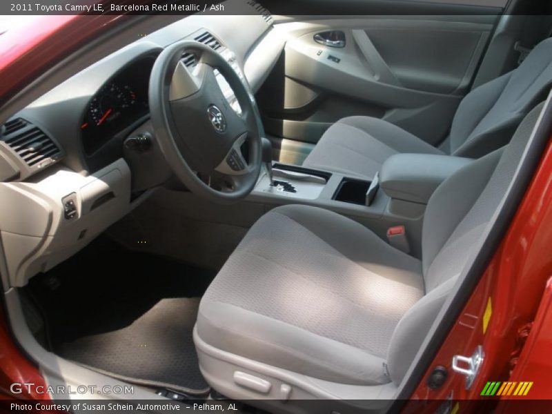 Barcelona Red Metallic / Ash 2011 Toyota Camry LE