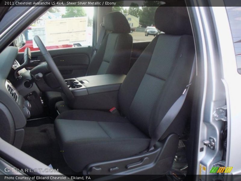  2011 Avalanche LS 4x4 Ebony Interior
