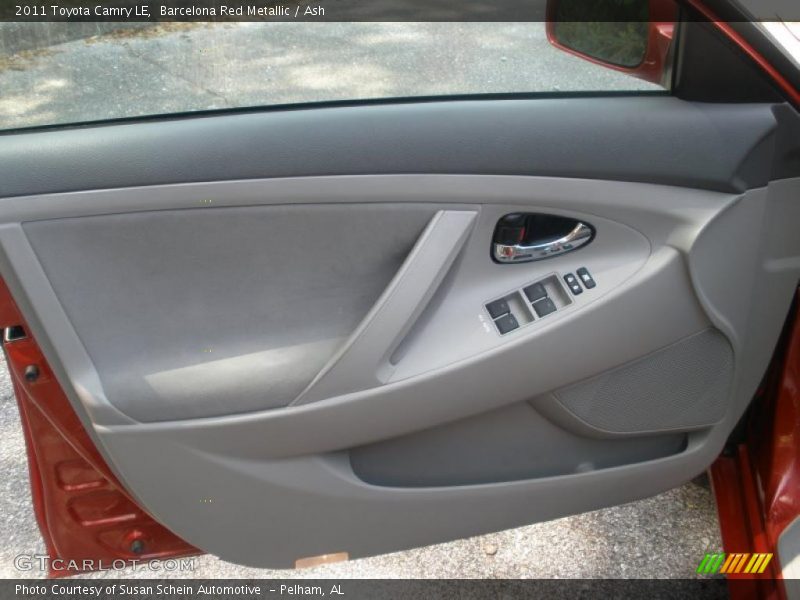 Barcelona Red Metallic / Ash 2011 Toyota Camry LE