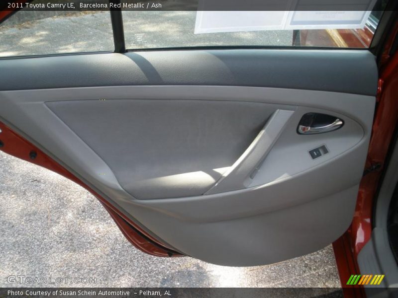 Barcelona Red Metallic / Ash 2011 Toyota Camry LE