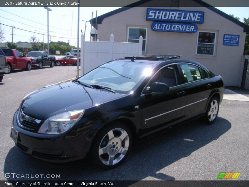 Black Onyx / Gray 2007 Saturn Aura XE