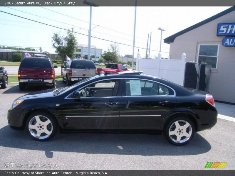 Black Onyx / Gray 2007 Saturn Aura XE