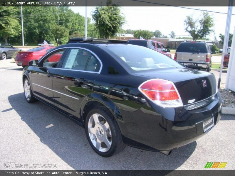 Black Onyx / Gray 2007 Saturn Aura XE