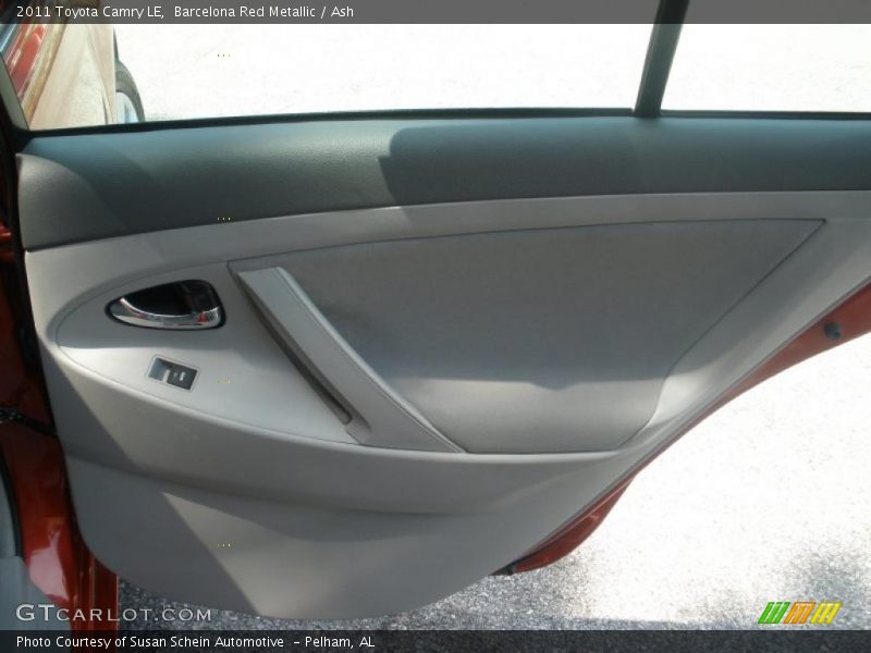 Barcelona Red Metallic / Ash 2011 Toyota Camry LE