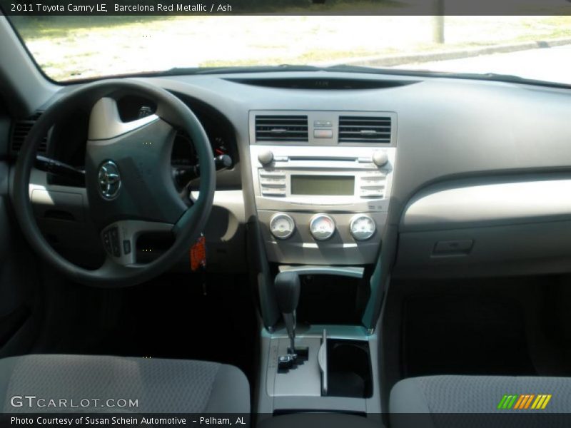 Barcelona Red Metallic / Ash 2011 Toyota Camry LE