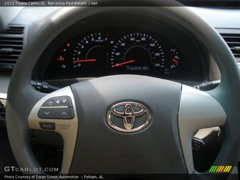 Barcelona Red Metallic / Ash 2011 Toyota Camry LE