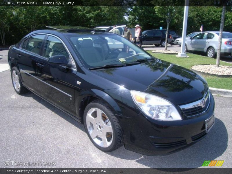Black Onyx / Gray 2007 Saturn Aura XE