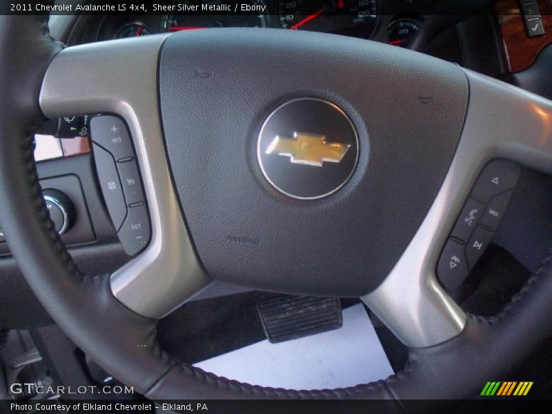 Sheer Silver Metallic / Ebony 2011 Chevrolet Avalanche LS 4x4